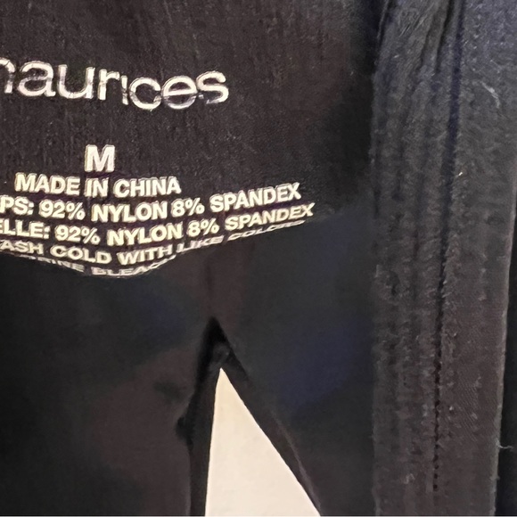 M NEW Maurices Womens Ribbed Lace Bralette Bra Padded Black Wireless Seamless 
N - Picture 5 of 7